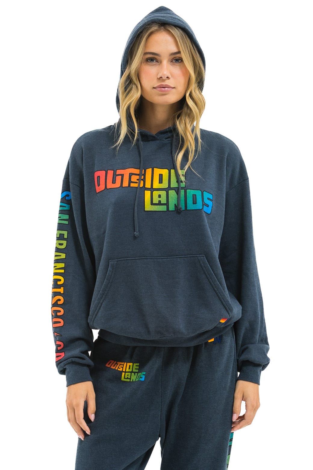 OUTSIDE LANDS 2025 RELAXED PULLOVER HOODIE - CHARCOAL