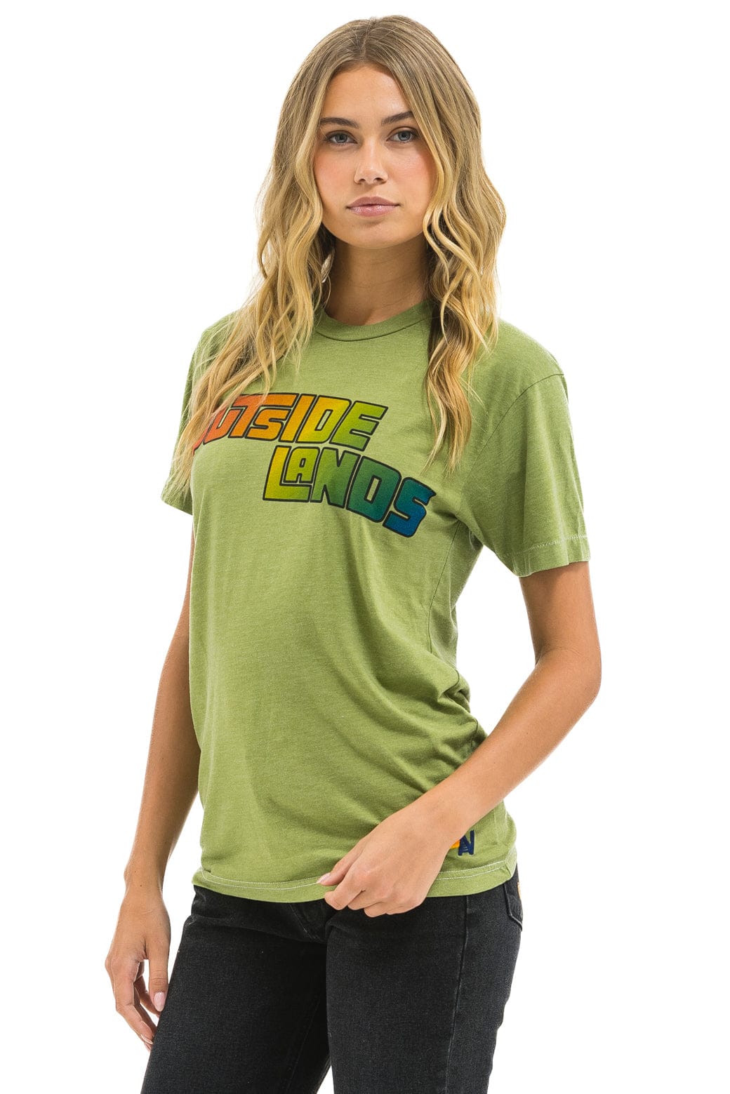 OUTSIDE LANDS 2025 CREW TEE - JUNGLE GREEN