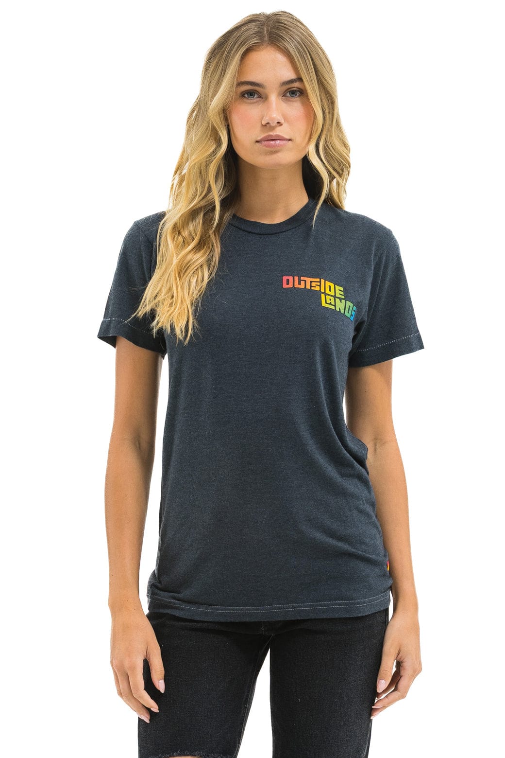 OUTSIDE LANDS 2025 CREW TEE - CHARCOAL