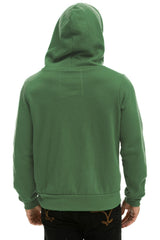 5 STRIPE HOODIE - PALM // RAINBOW WHITE