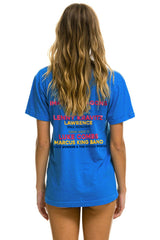 JAZZ ASPEN SNOWMASS 2025 CREW TEE SHIRT - ADVENTURE BLUE