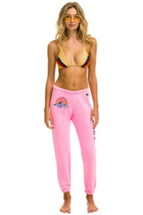JAZZ ASPEN SNOWMASS 2025 UNISEX SWEATPANTS - NEON PINK
