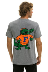 UNIVERSITY OF FLORIDA GATORS CREW TEE SHIRT - HEATHER