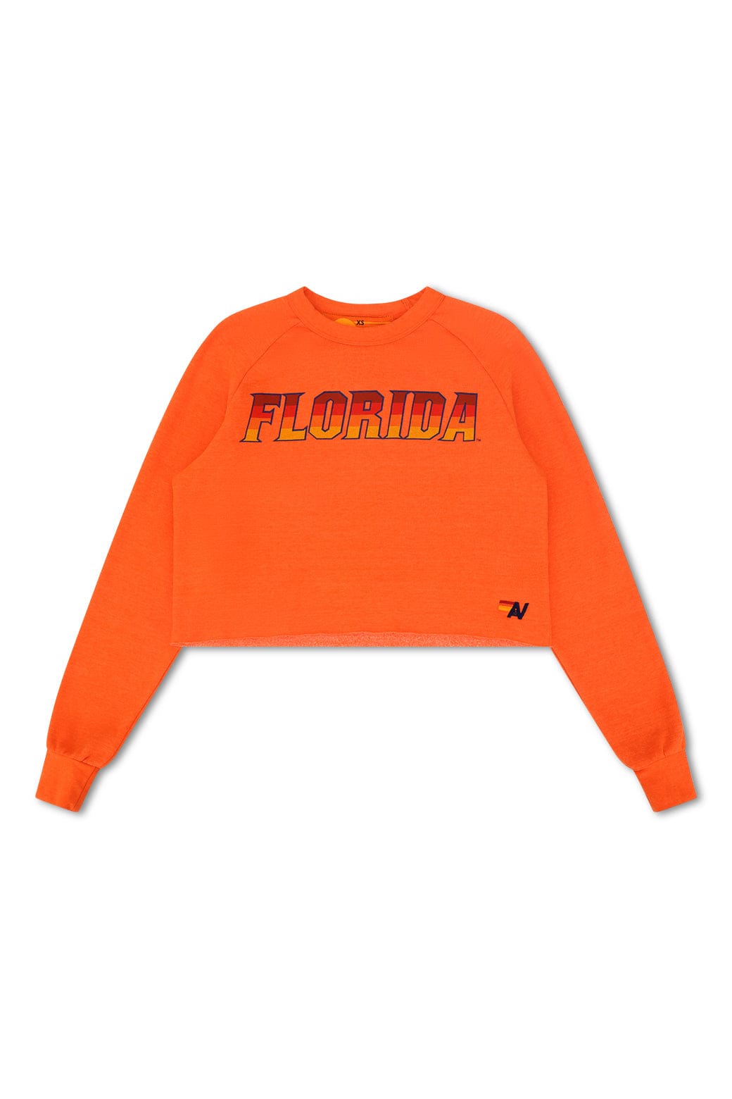 UNIVERSITY OF FLORIDA CROPPED CREW SWEATSHIRT - ORANGE