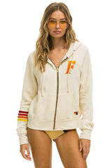 UNIVERSITY OF FLORIDA GATORS ZIP HOODIE - VINTAGE WHITE