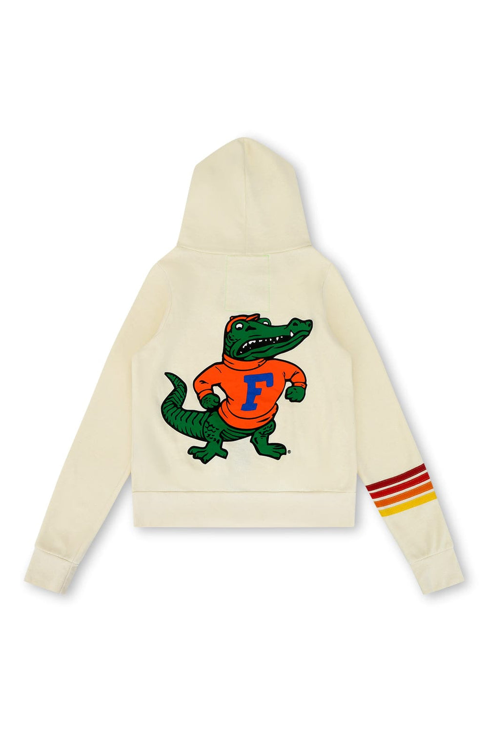 UNIVERSITY OF FLORIDA GATORS ZIP HOODIE - VINTAGE WHITE