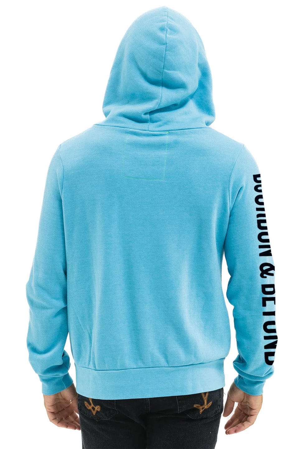 BOURBON AND BEYOND 2025 ZIP HOODIE RELAXED - AQUA