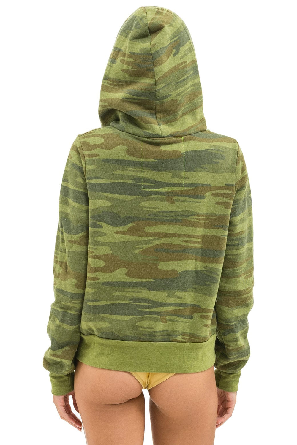 HEART 2 HOODIE - CAMO // NEON PINK