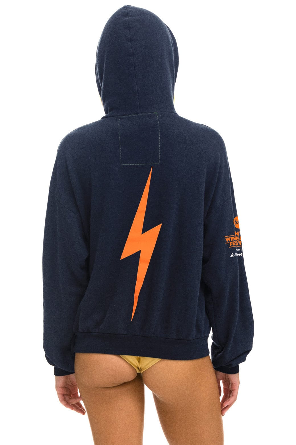 NEW YORK WINE & FOOD 2025 PULLOVER HOODIE RELAXED - NAVY