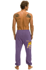 LSU TIGER UNISEX POCKET SWEATPANTS - GRAPE