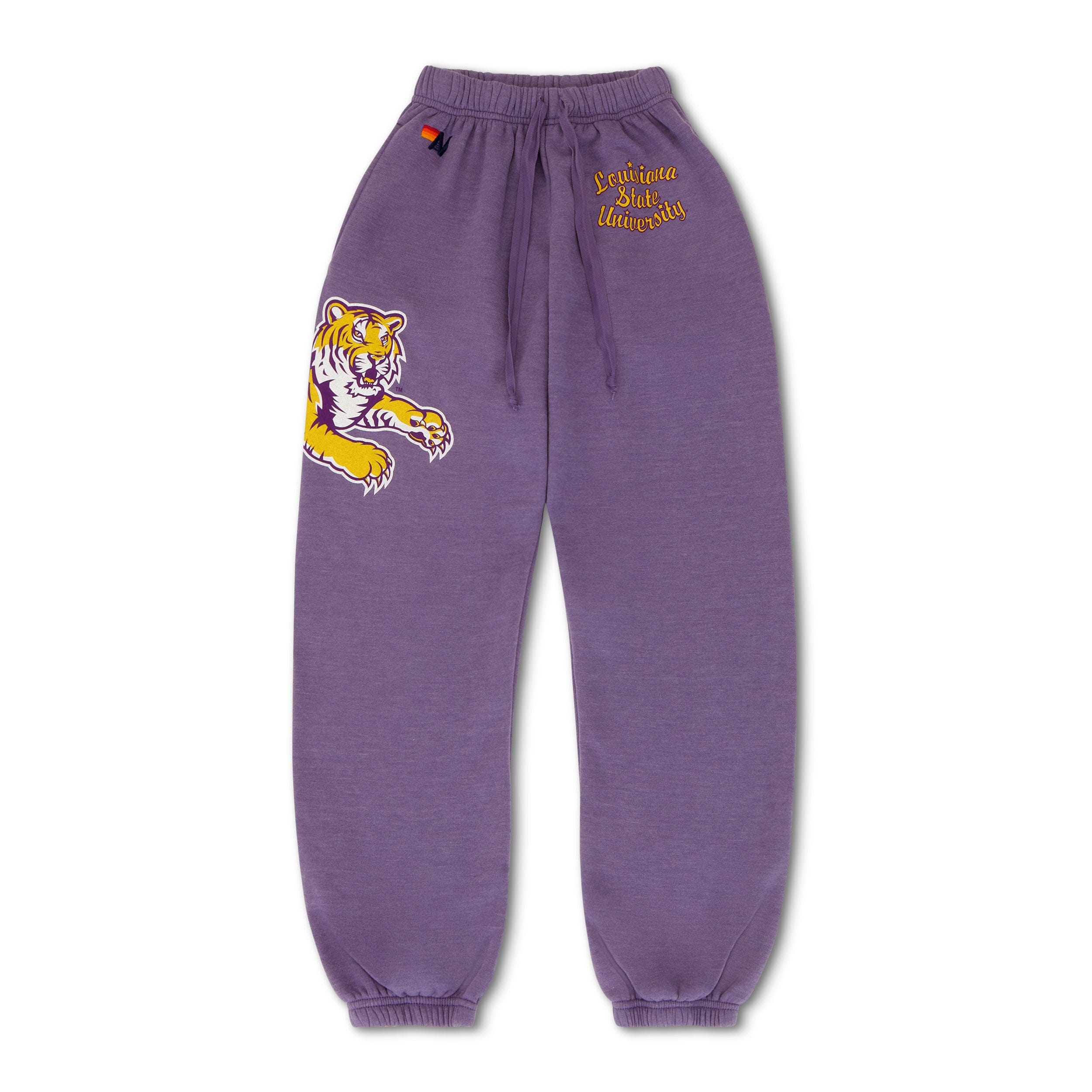 LSU TIGER UNISEX POCKET SWEATPANTS - GRAPE