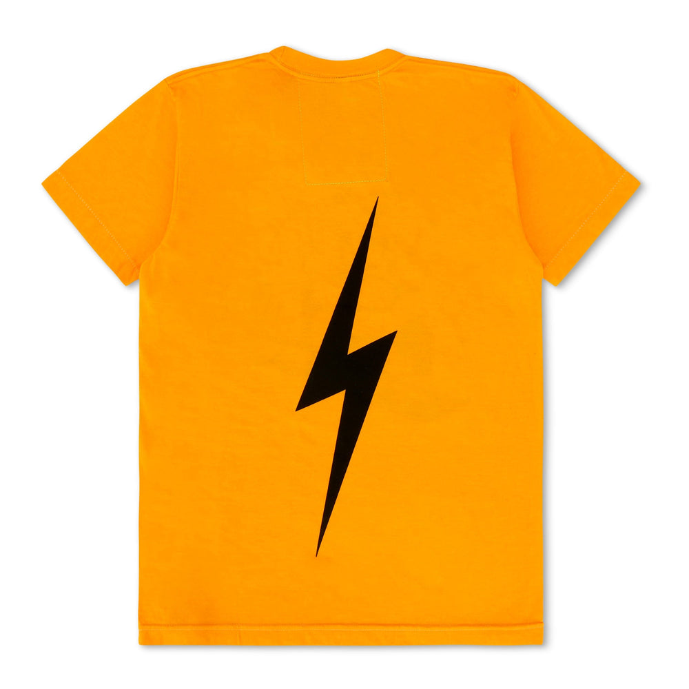 LSU BOLT CREW TEE SHIRT - GOLD