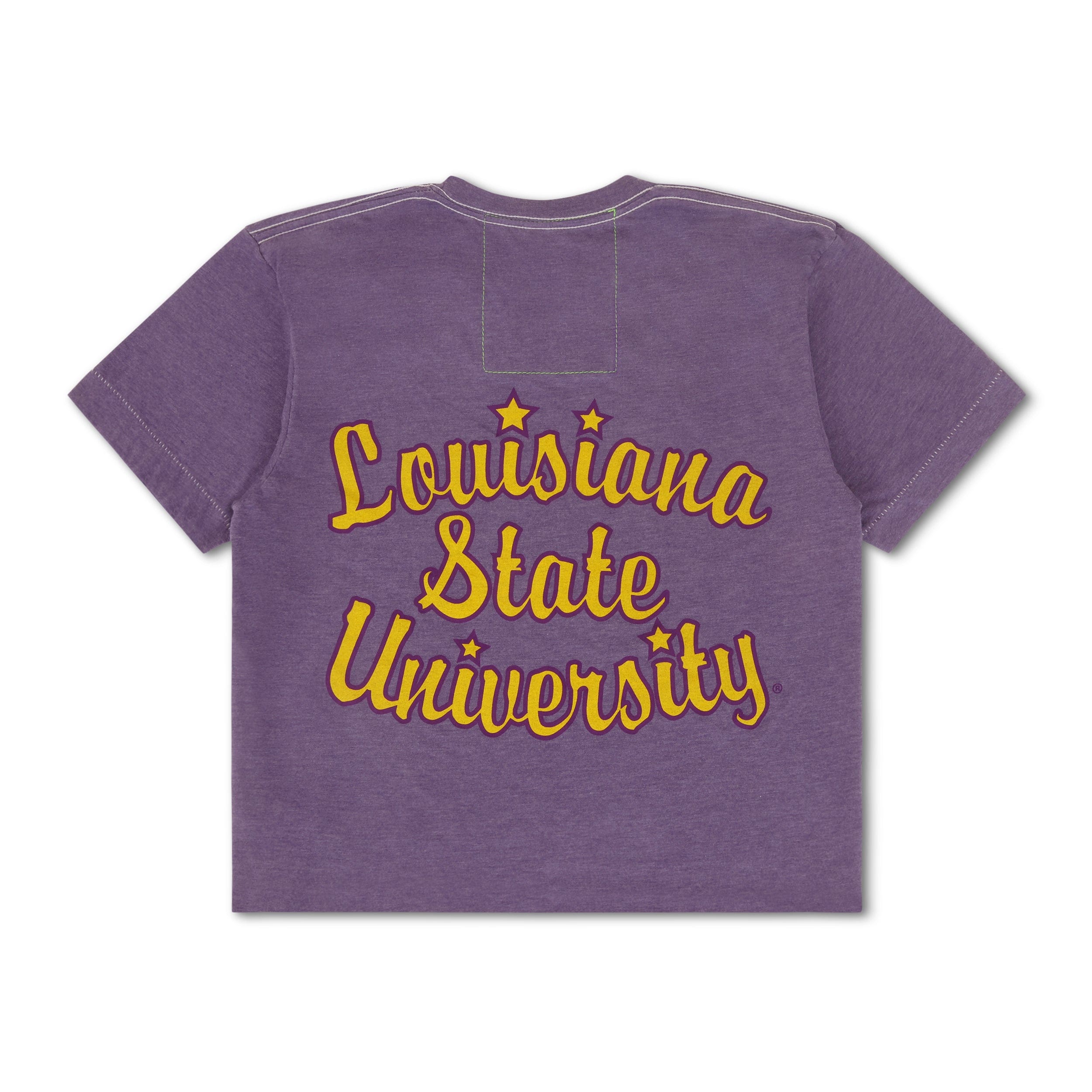 LSU TIGER BOYFRIEND TEE - GRAPE