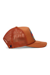 UNIVERSITY OF TEXAS CIRCLE PATCH VINTAGE LOW RISE TRUCKER - BURNT ORANGE