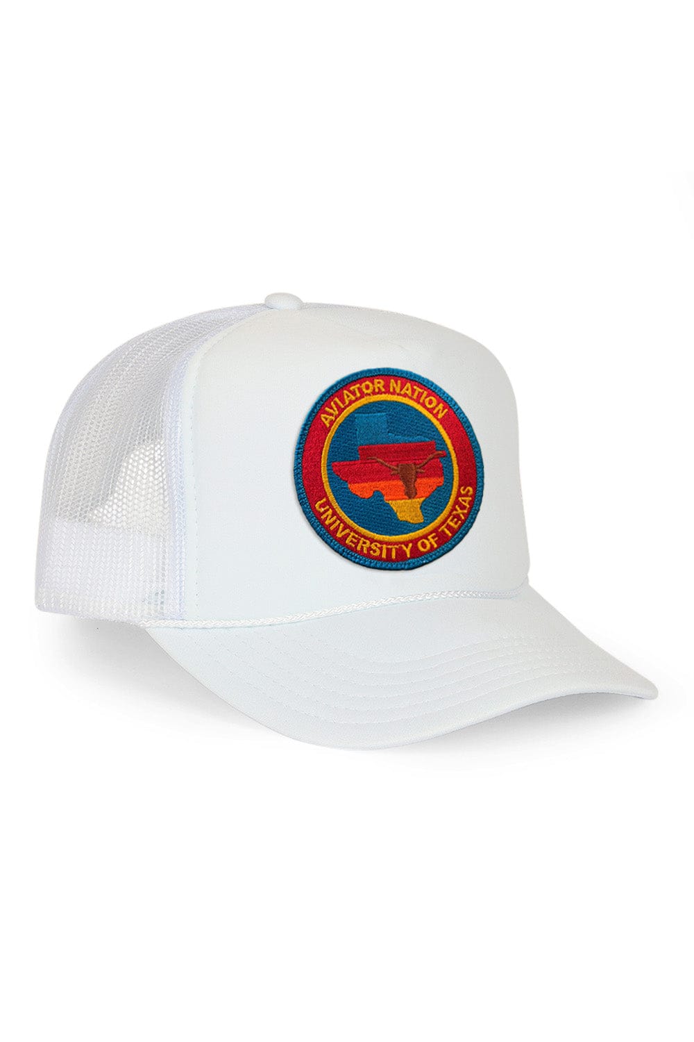 UNIVERSITY OF TEXAS CIRCLE PATCH VINTAGE LOW RISE TRUCKER - WHITE