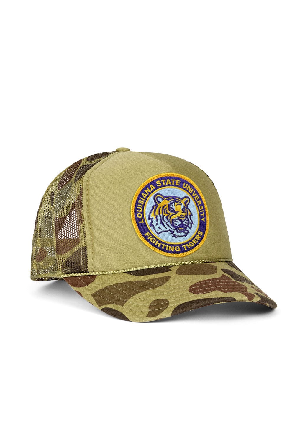 LSU VINTAGE LOW RISE TRUCKER - CAMO