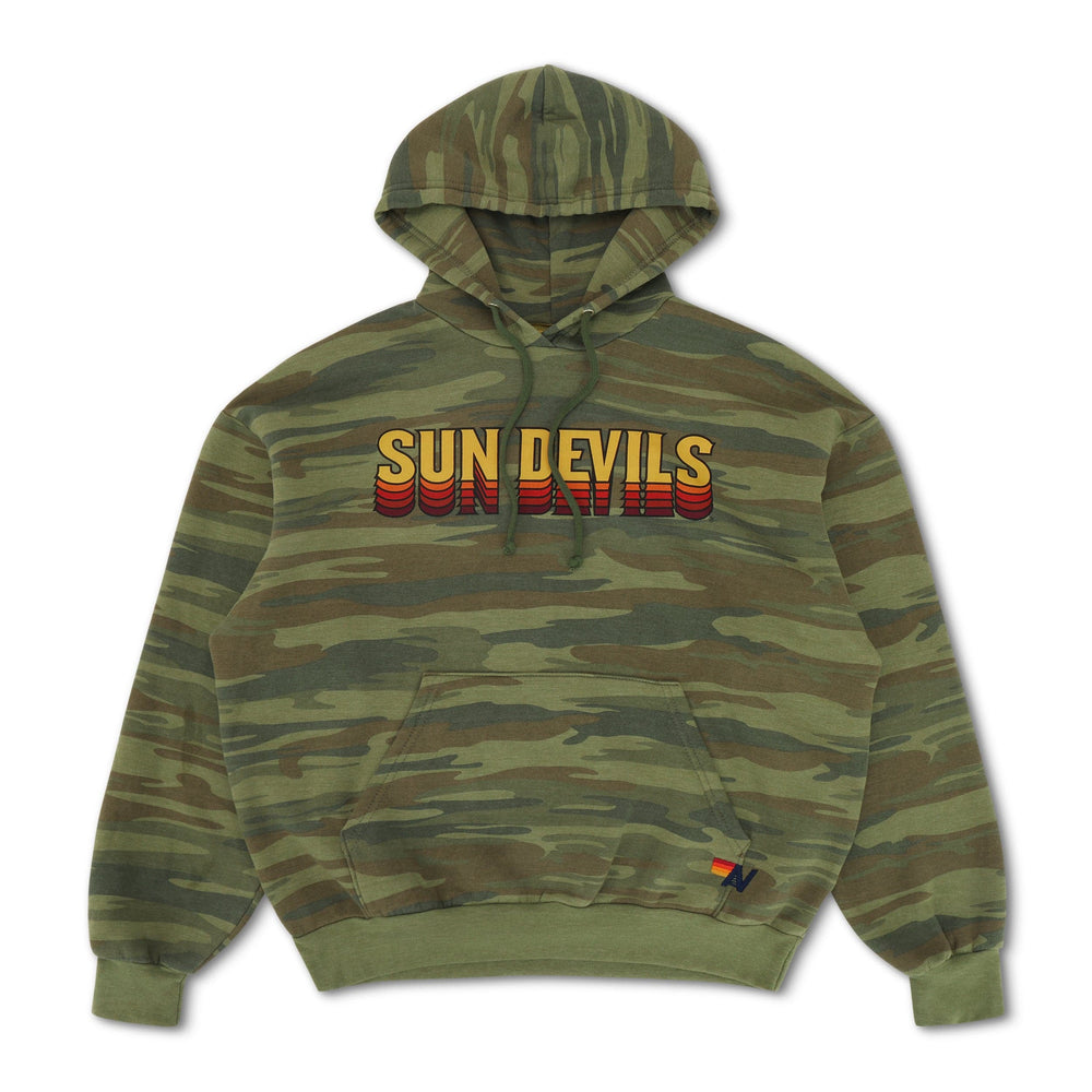 ASU SUN DEVILS PULLOVER HOODIE RELAXED - CAMO