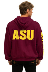 ASU FORK PULLOVER HOODIE RELAXED - MAROON