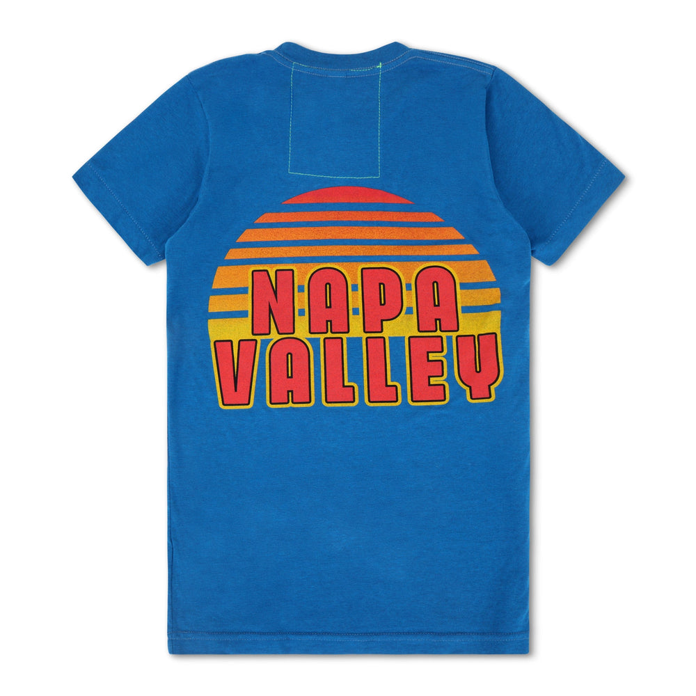 PALM TREE FEST NAPA 2025 CREW TEE SHIRT - ADVENTURE BLUE