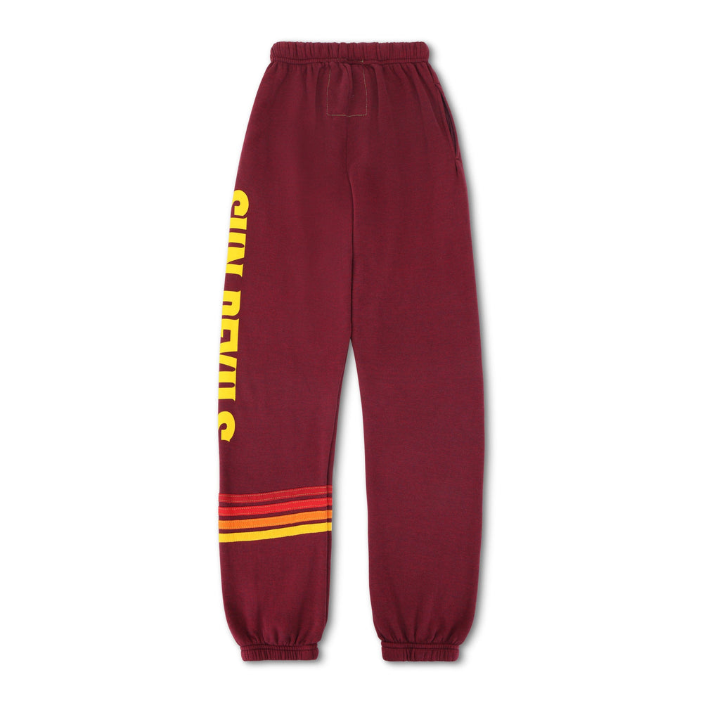 ASU FORK UNISEX POCKET SWEATPANTS - MAROON