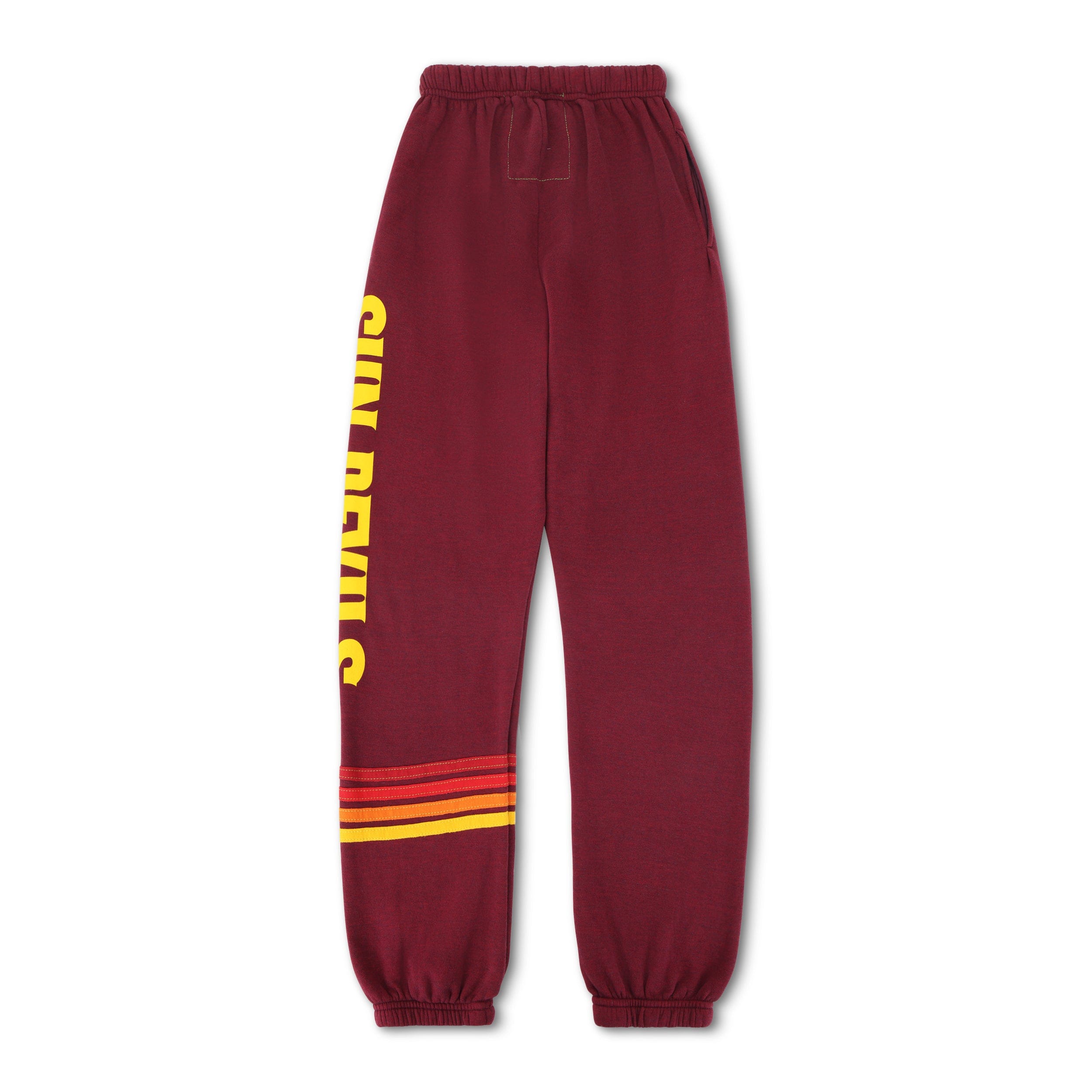 ASU FORK UNISEX POCKET SWEATPANTS - MAROON