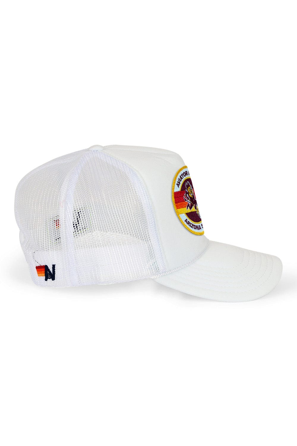 ASU X AVIATOR NATION VINTAGE LOW RISE TRUCKER - WHITE