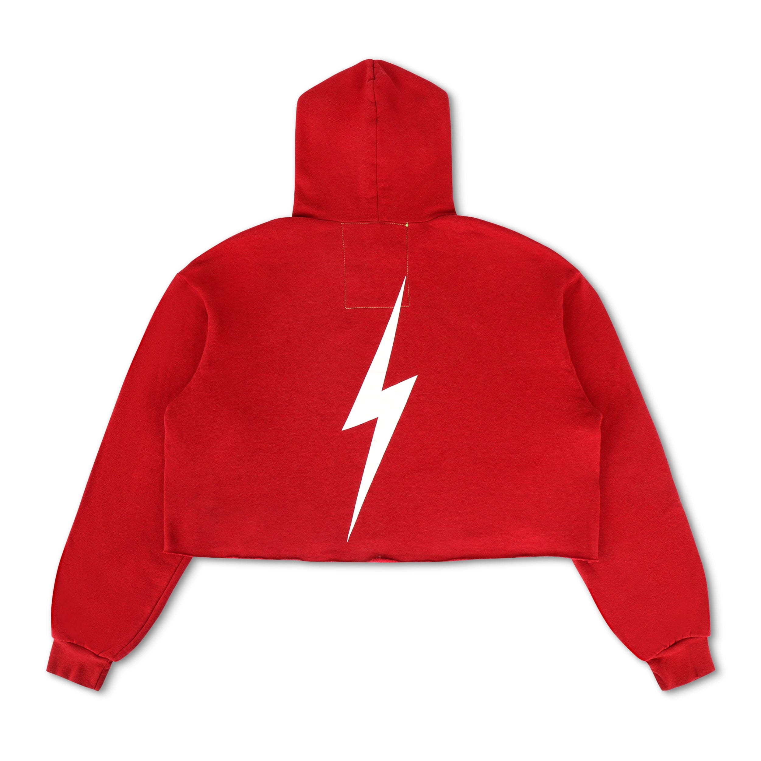 UNIVERSITY OF ALABAMA CROPPED PULLOVER HOODIE - CRIMSON