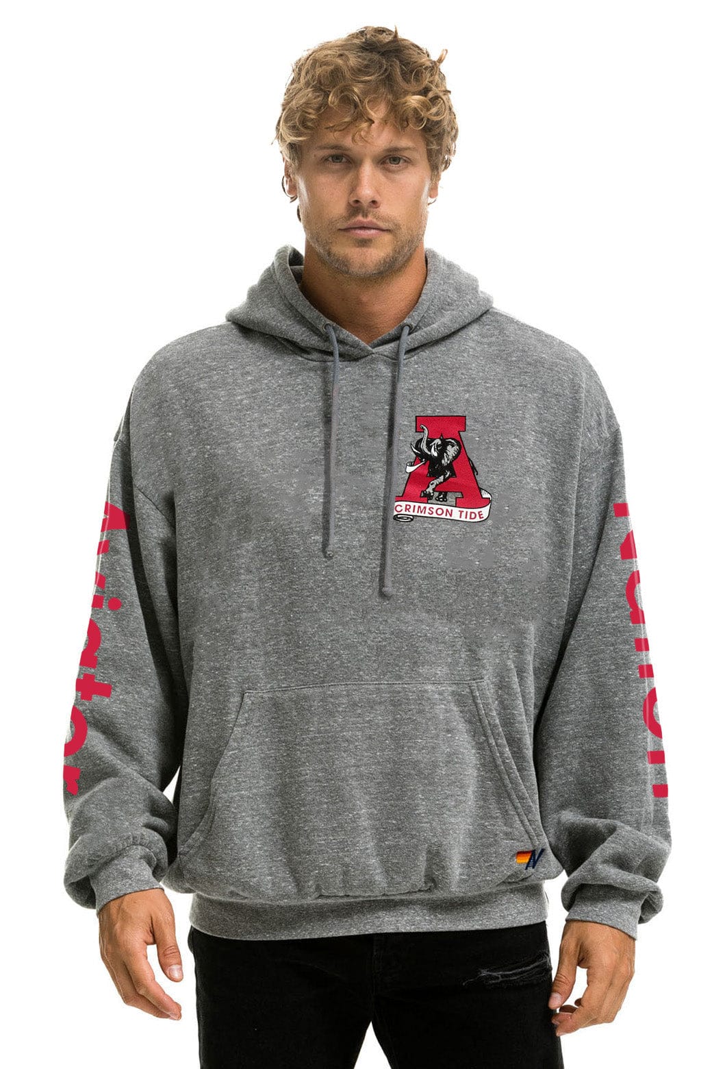 UNIVERSITY OF ALABAMA RELAXED PULLOVER HOODIE - HEATHER