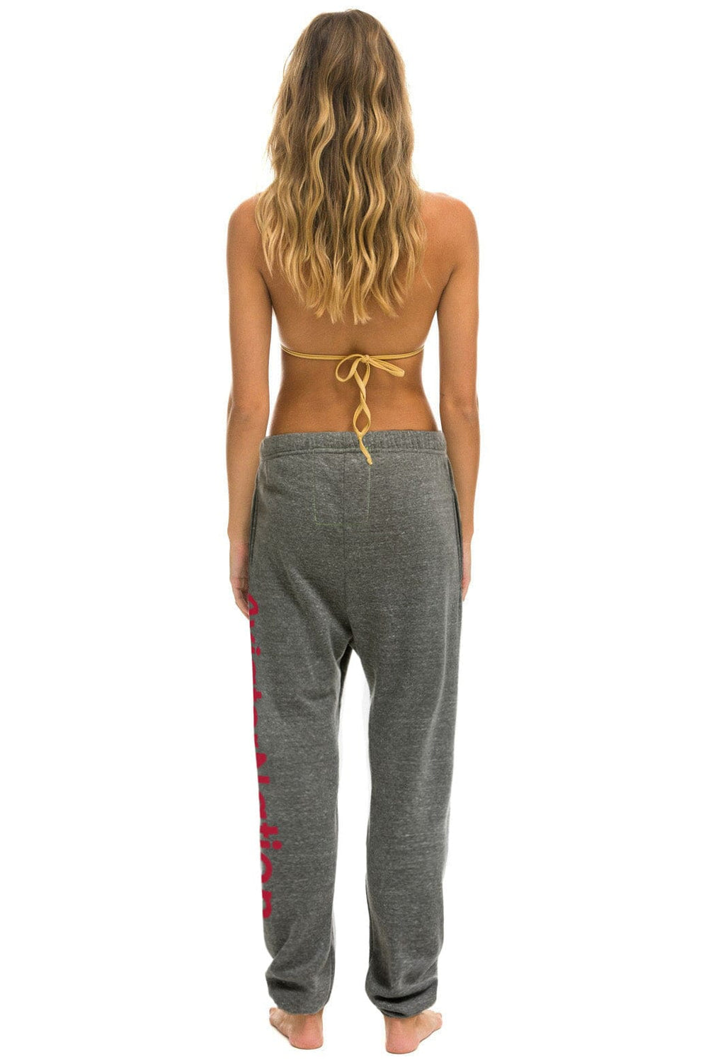 UNIVERSITY OF ALABAMA UNISEX POCKET SWEATPANTS - HEATHER GREY