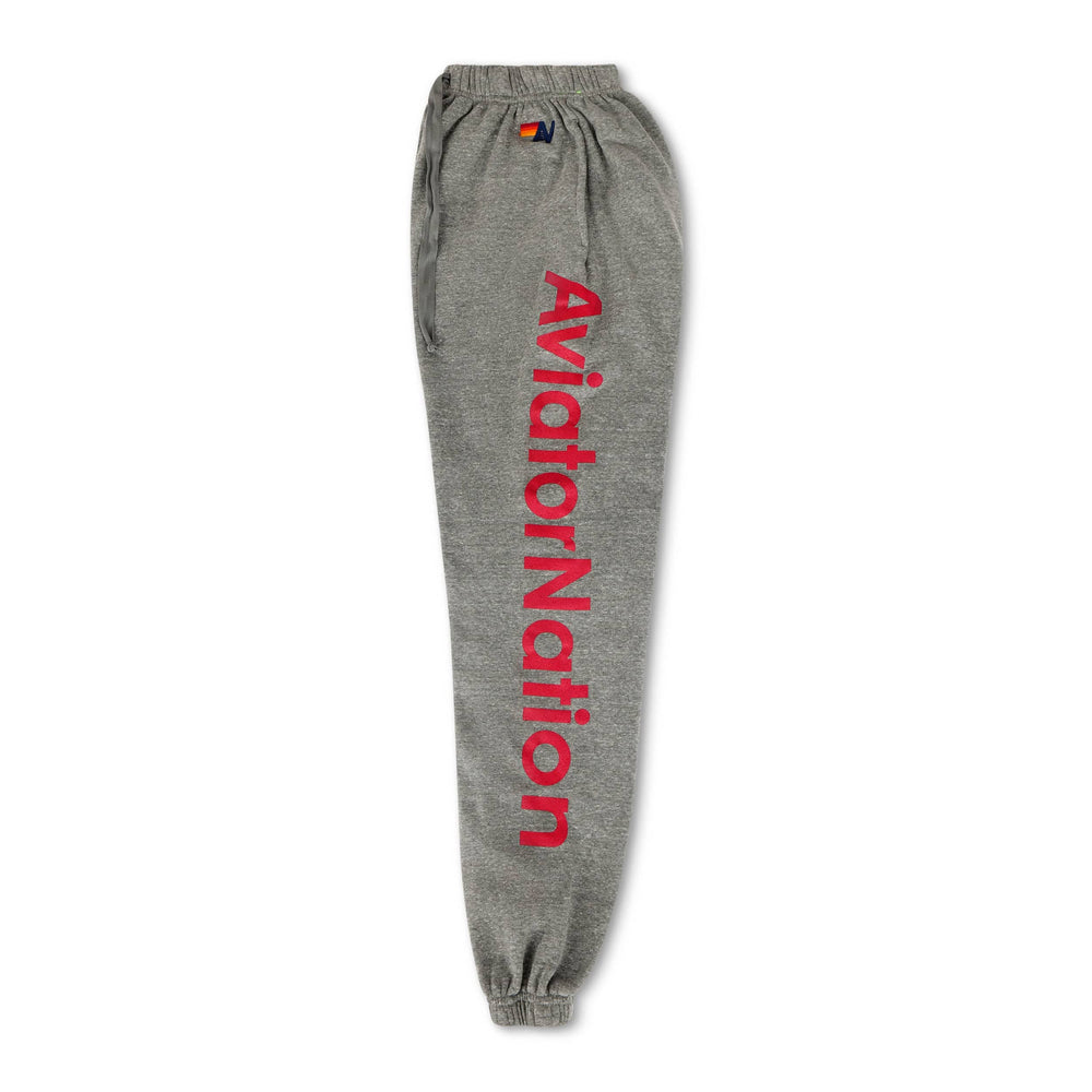 UNIVERSITY OF ALABAMA UNISEX POCKET SWEATPANTS - HEATHER GREY