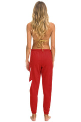 UNIVERSITY OF ALABAMA BOLT SWEATPANTS - CRIMSON