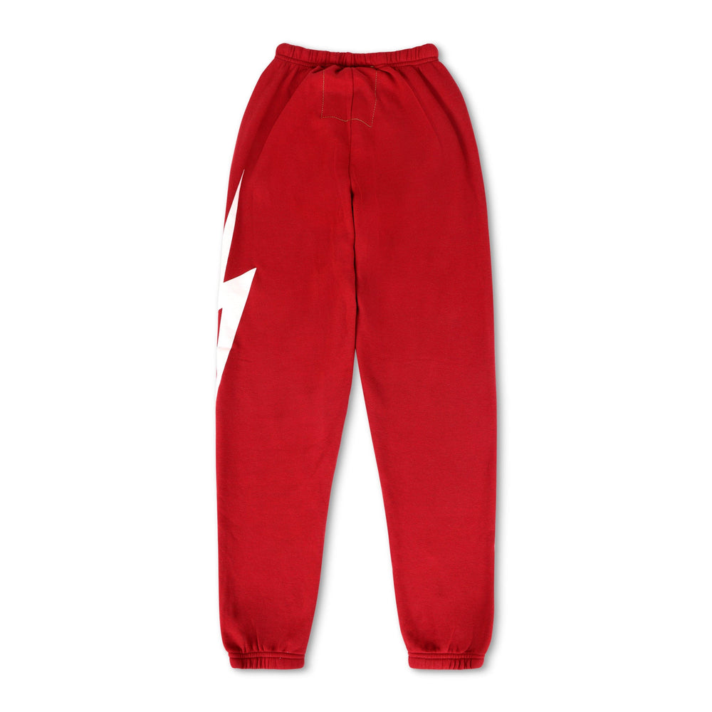 UNIVERSITY OF ALABAMA BOLT SWEATPANTS - CRIMSON