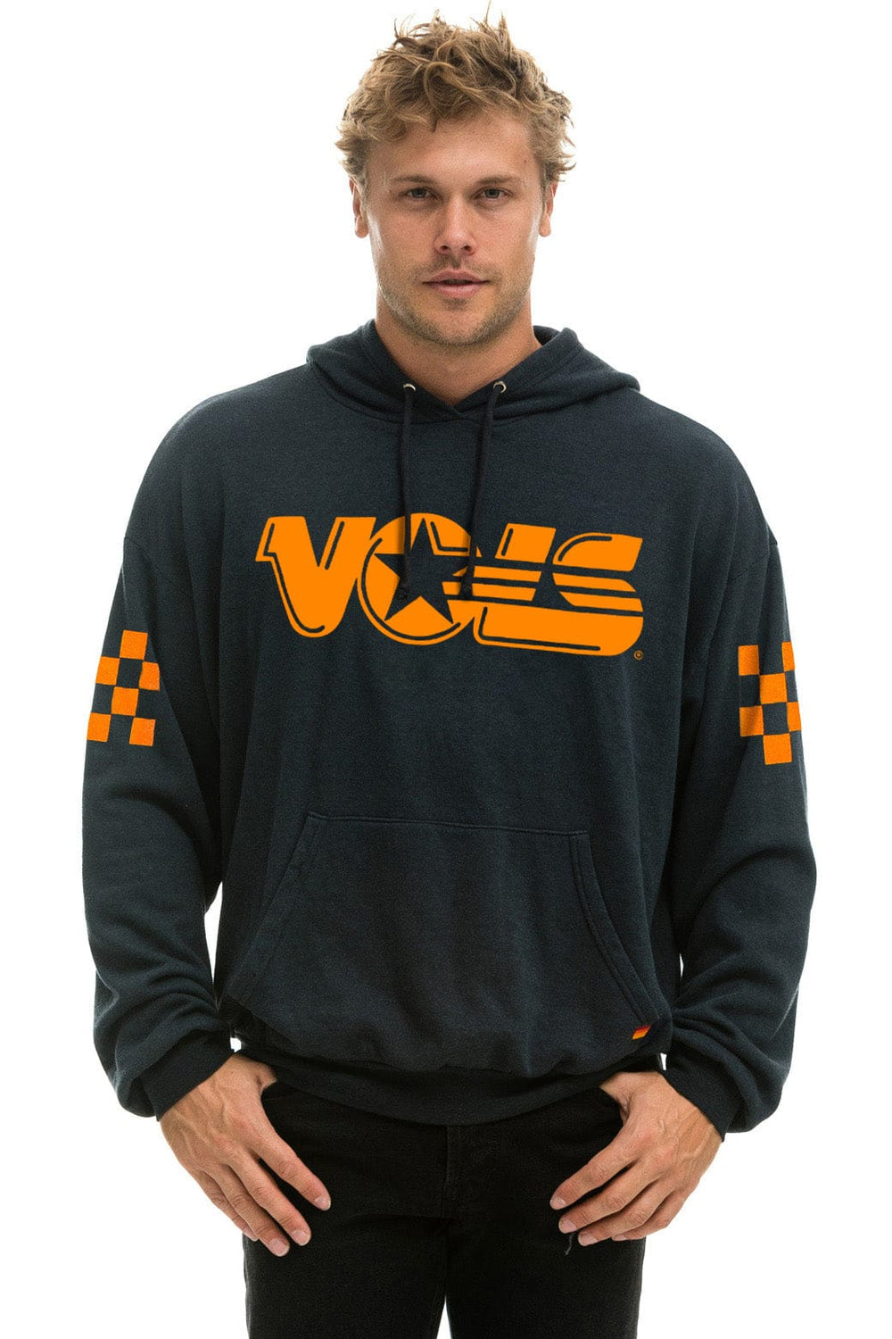 UNIVERSITY OF TENNESSEE VOLS RELAXED PULLOVER HOODIE - CHARCOAL