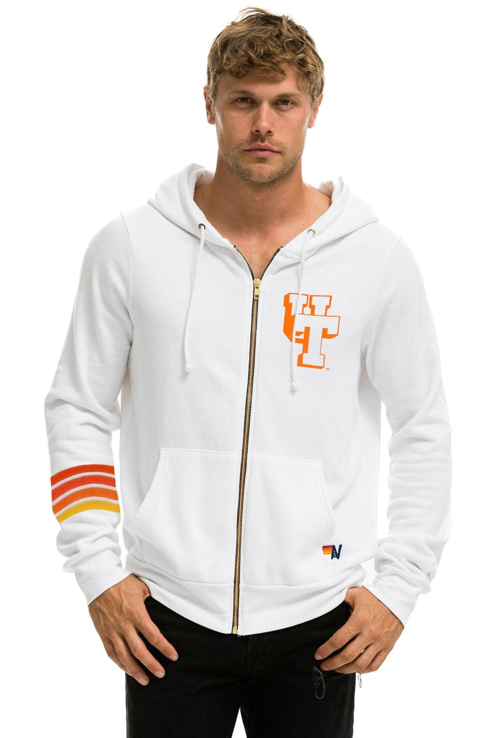 UNIVERSITY OF TENNESSEE SMOKEY ZIP HOODIE - WHITE