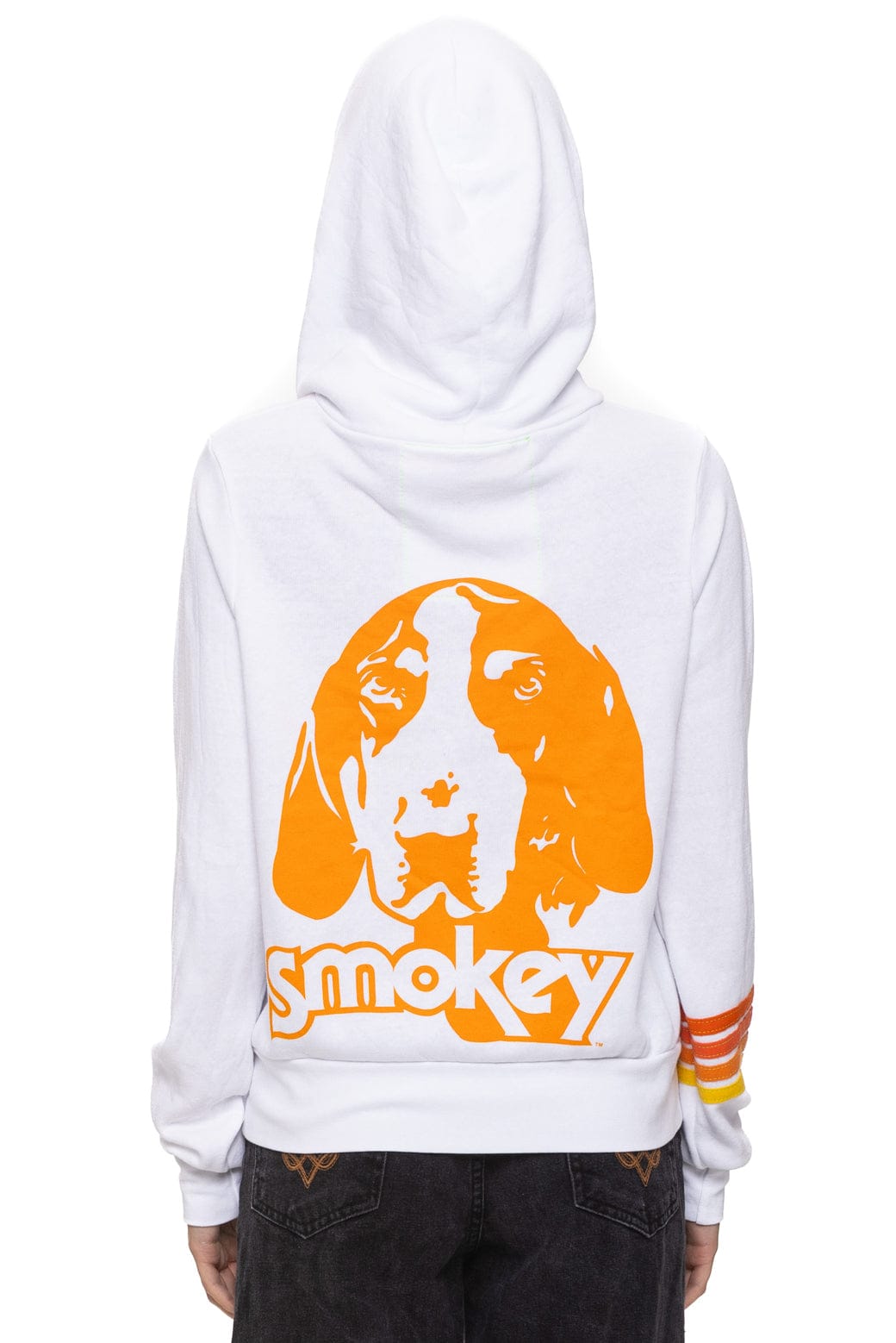 UNIVERSITY OF TENNESSEE SMOKEY ZIP HOODIE - WHITE