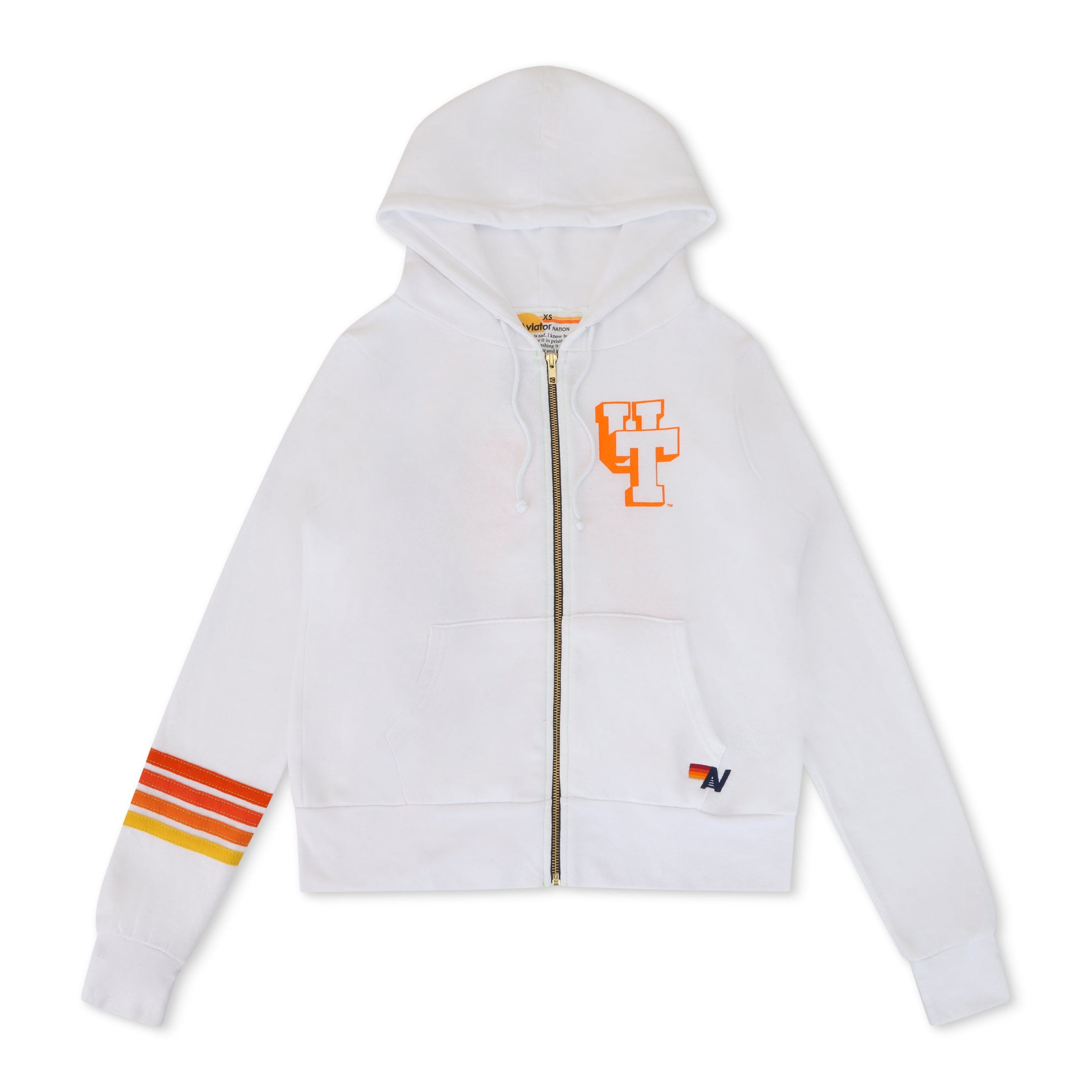 UNIVERSITY OF TENNESSEE SMOKEY ZIP HOODIE - WHITE