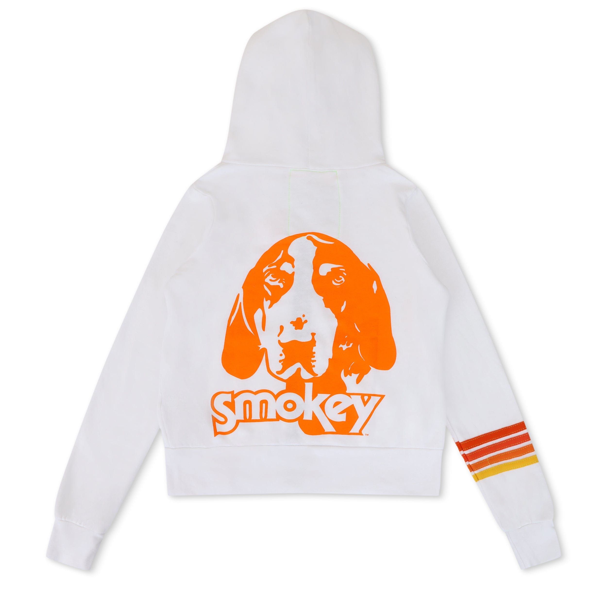 UNIVERSITY OF TENNESSEE SMOKEY ZIP HOODIE - WHITE