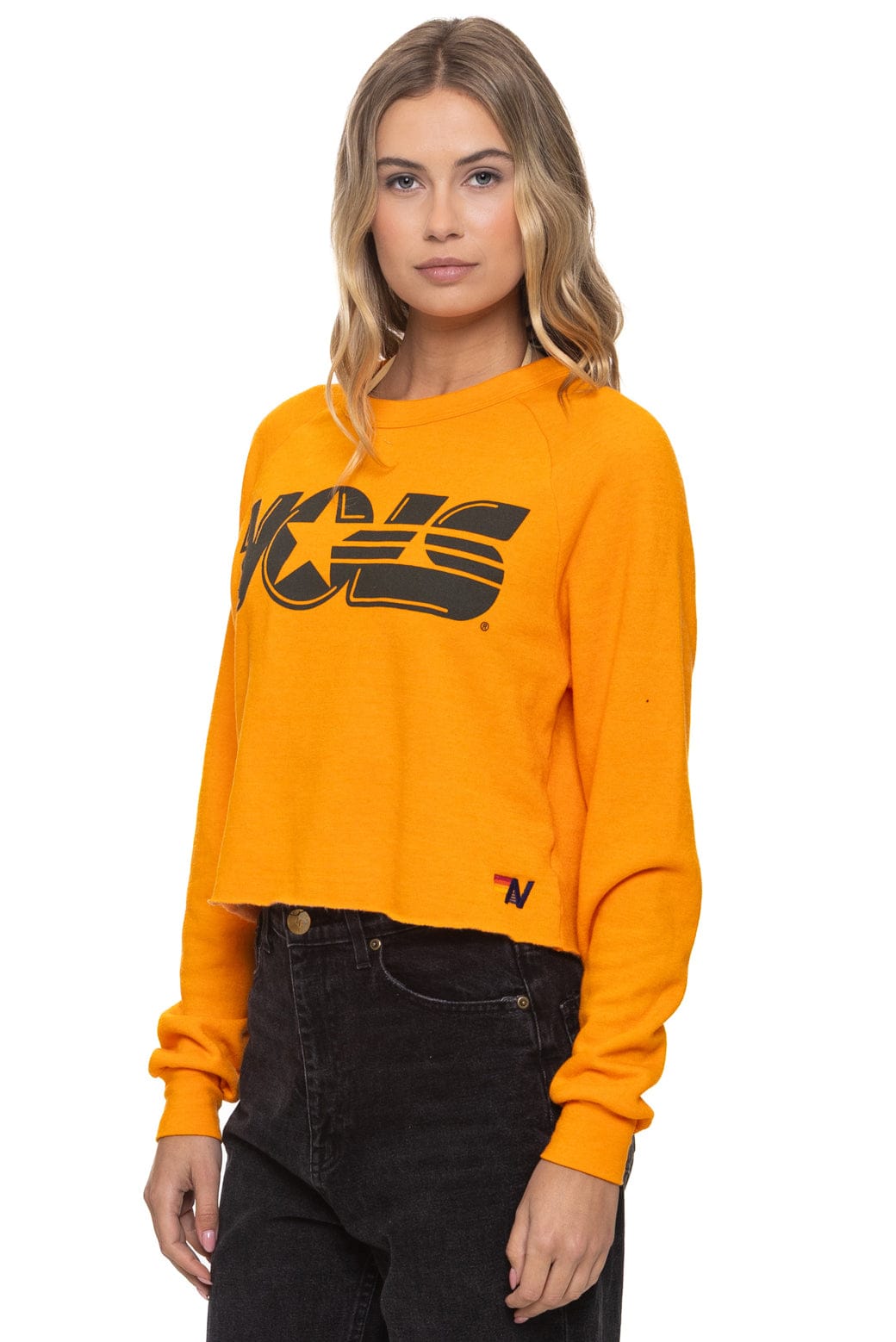 UNIVERSITY OF TENNESSEE VOLS CROPPED CREW SWEATSHIRT - TENNESSEE ORANGE