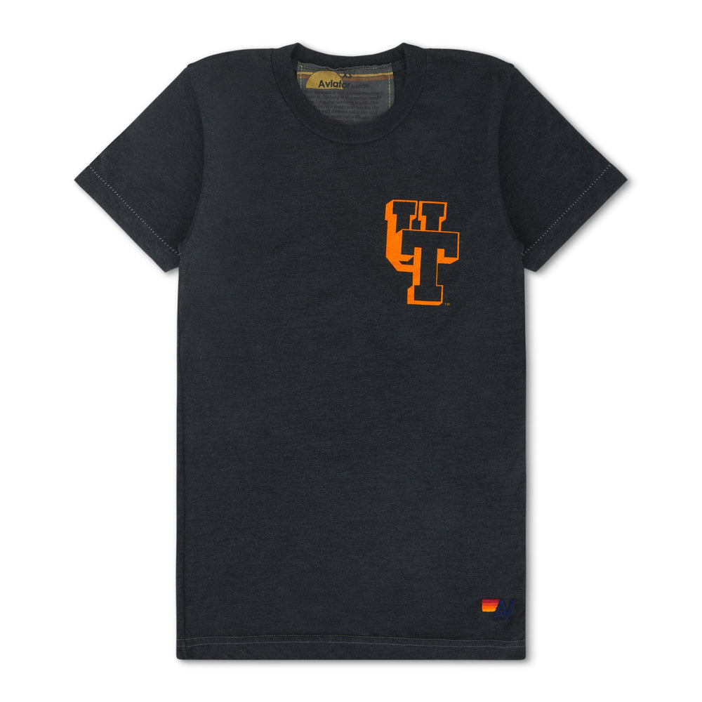 UNIVERSITY OF TENNESSEE BOLT CREW TEE SHIRT - CHARCOAL