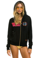 ZAC BROWN BAND 2025 ZIP HOODIE - BLACK