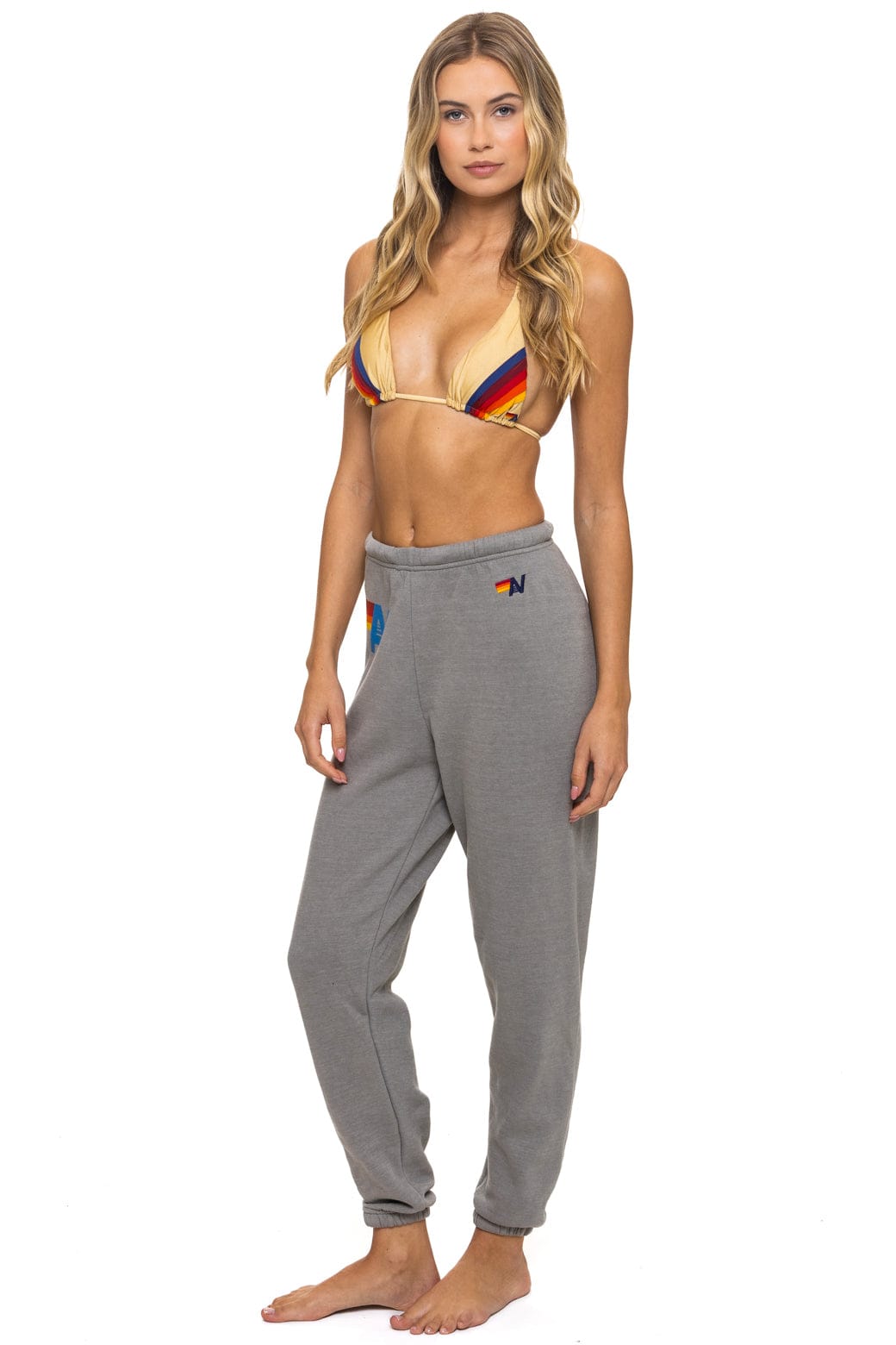 LOGO SWEATPANTS - SLATE