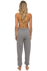 LOGO SWEATPANTS - SLATE