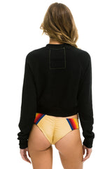 LOCALS ONLY RELAXED CREW SWEATSHIRT - BLACK