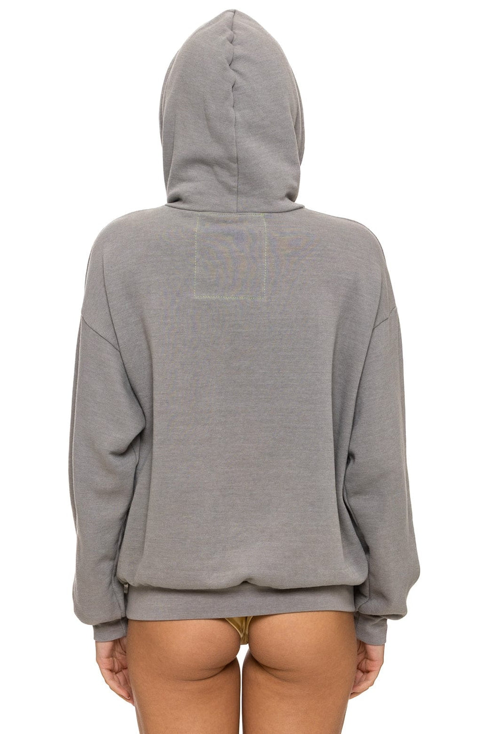 LOGO PULLOVER RELAXED HOODIE - SLATE