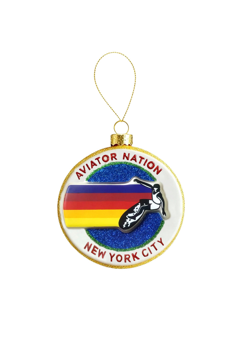 AVIATOR NATION NEW YORK CITY - BLOWN GLASS ORNAMENT