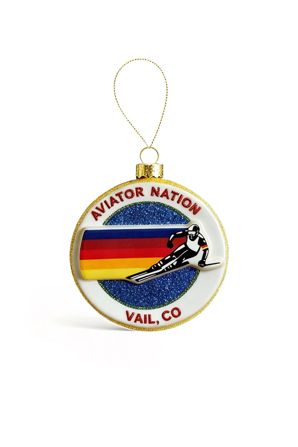 AVIATOR NATION VAIL - BLOWN GLASS ORNAMENT