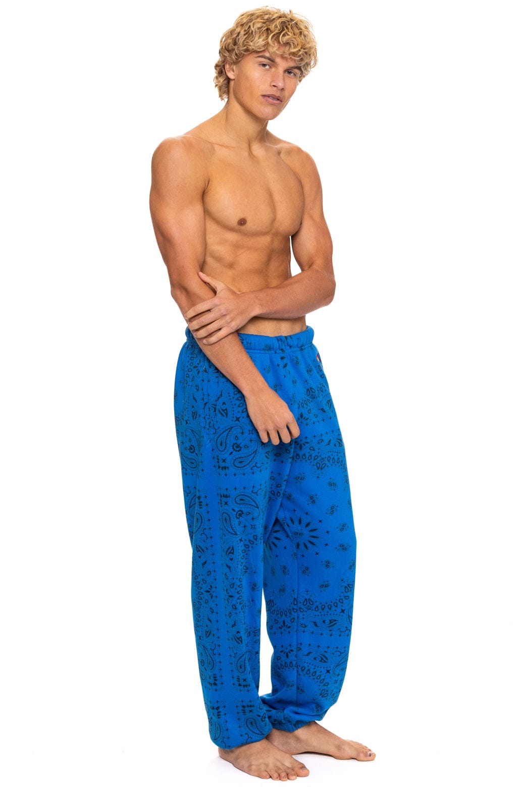 BANDANA SWEATPANTS - ADVENTURE BLUE