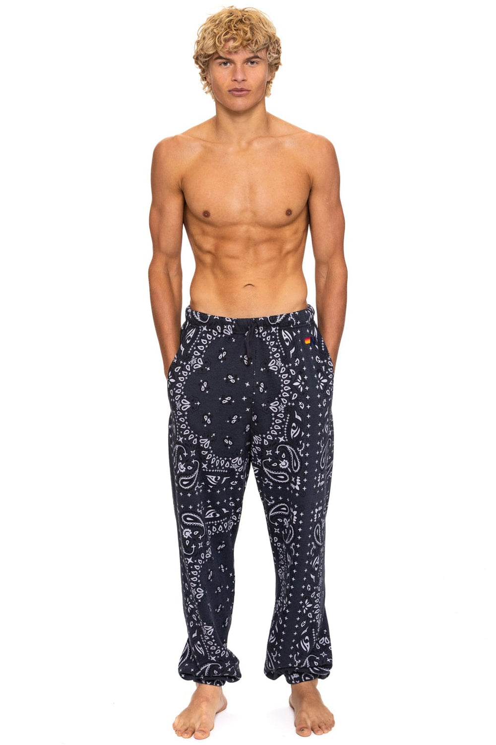 BANDANA SWEATPANTS - CHARCOAL