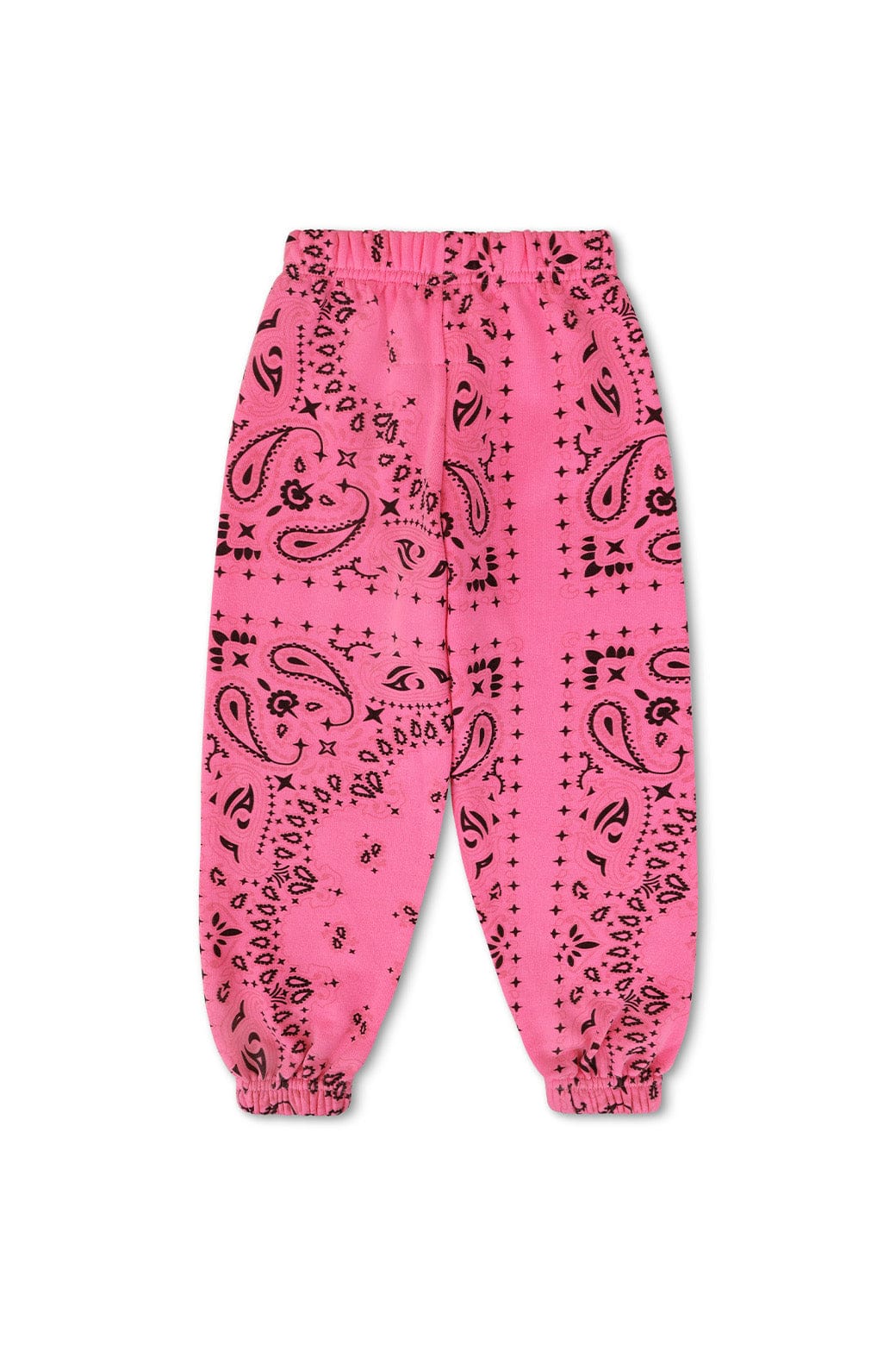 KID'S BANDANA SWEATPANTS - NEON PINK