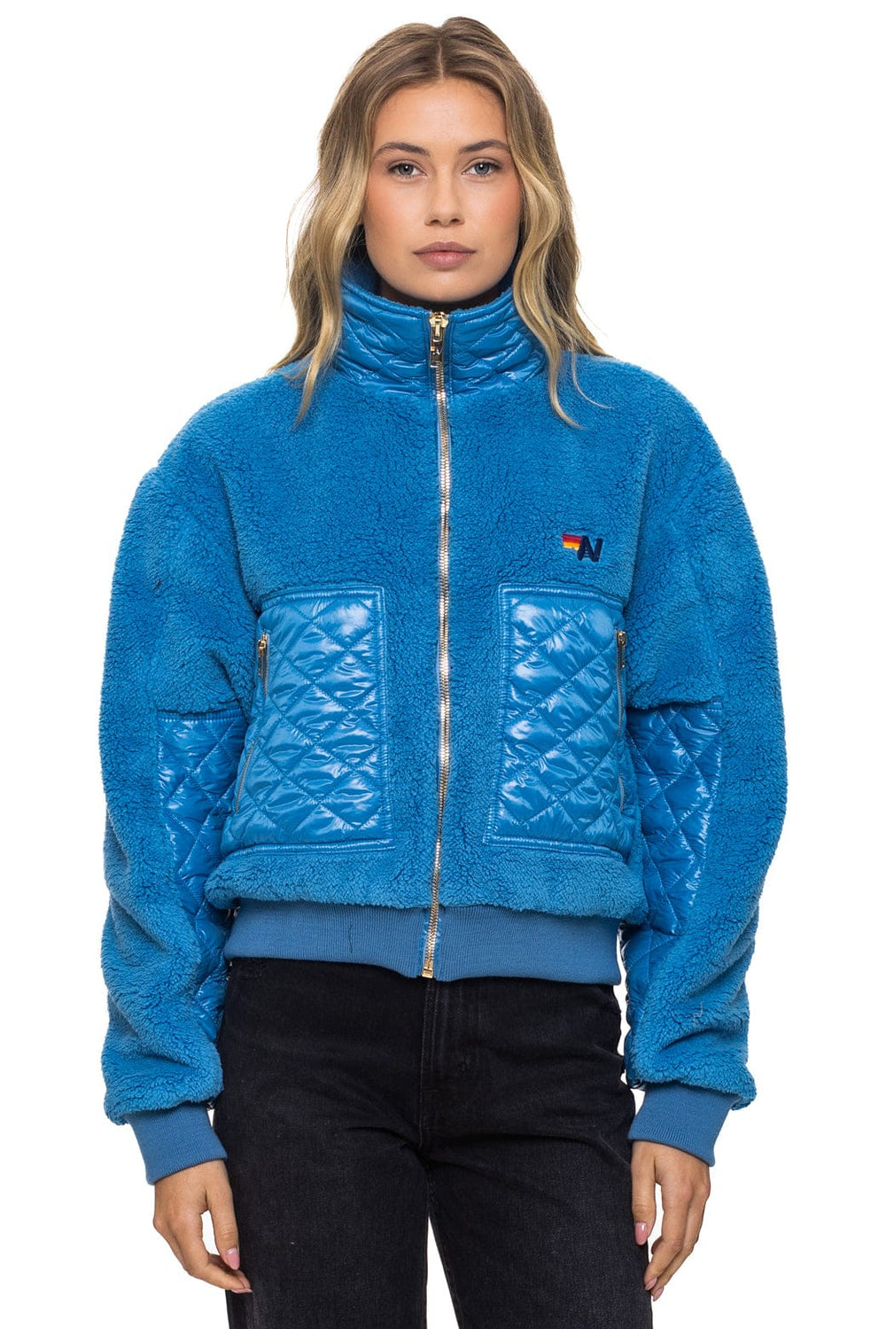 TEDDY FULL ZIP JACKET - OCEAN